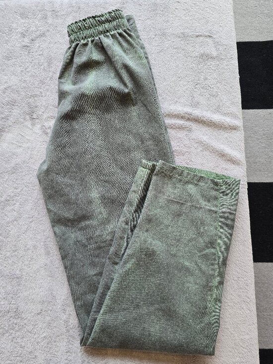 EXIT Pants - Rare Hammer/Harem 1980s style velcro waist wide leg cotton pants